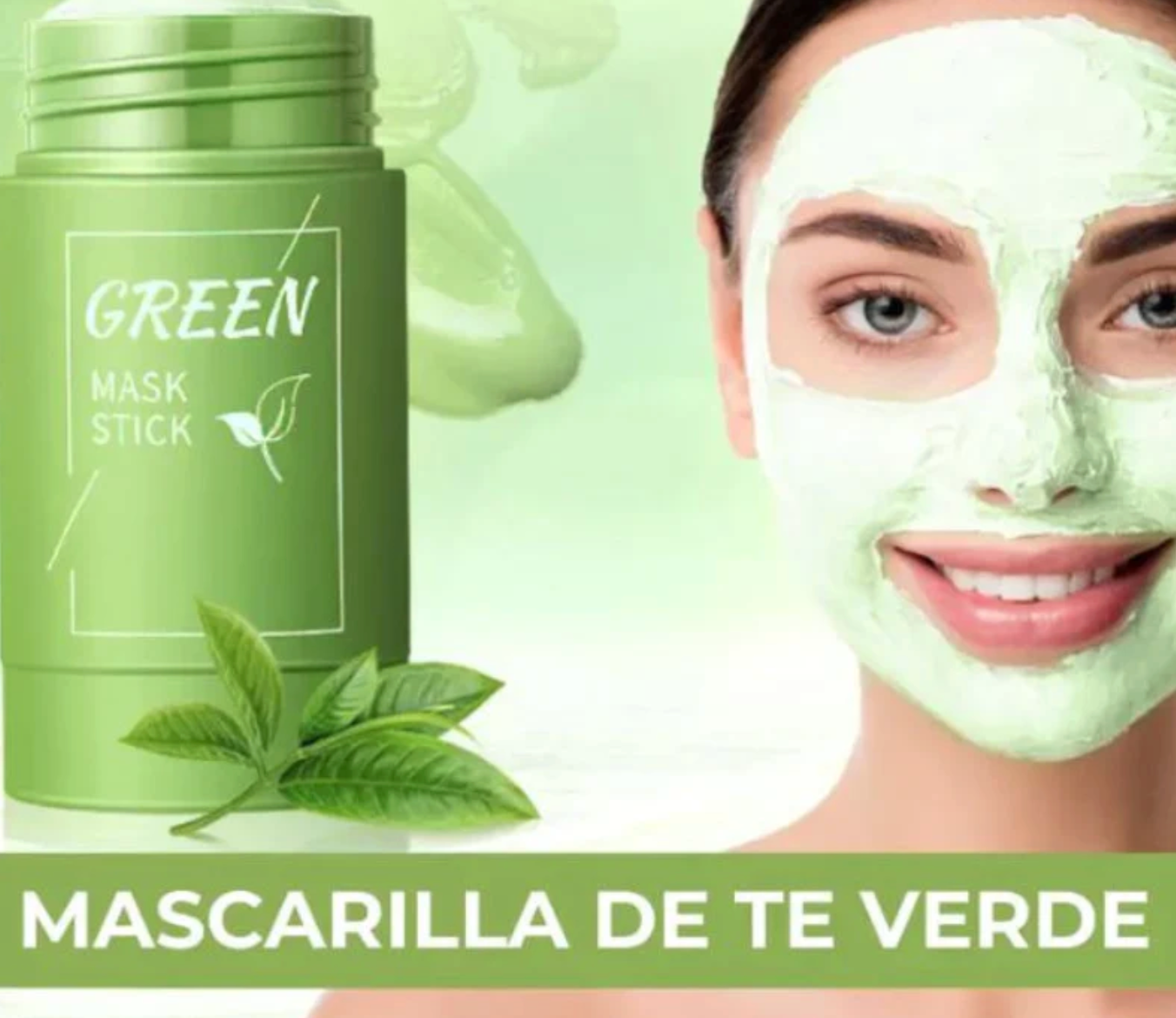 CrystalMask™ - Mascarilla de Té Verde Natural OFERTA 2X1 ✅