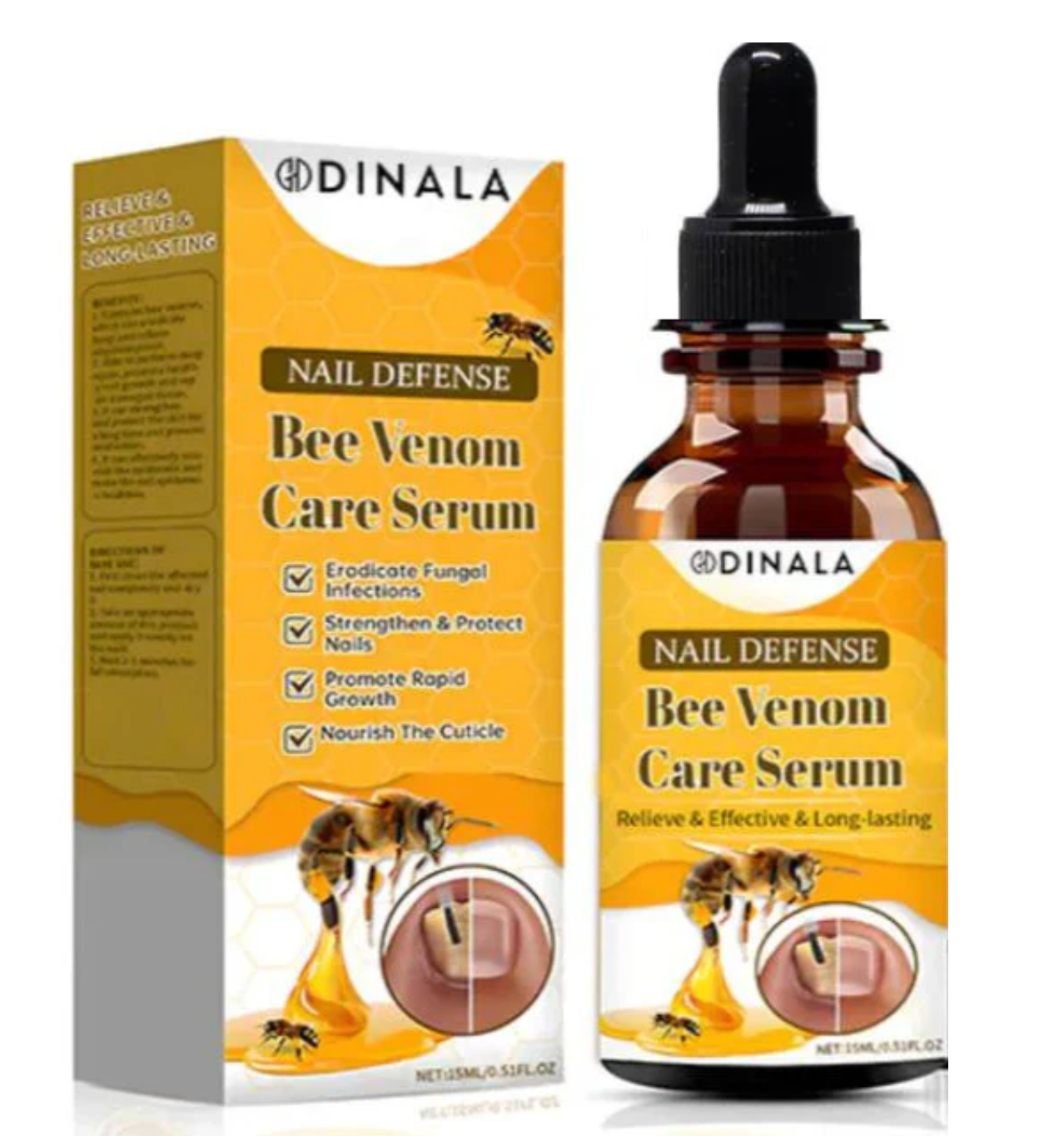 Flysmus - Suero para tratamiento de uñas con veneno de abeja OFERTA 2X1  ✅